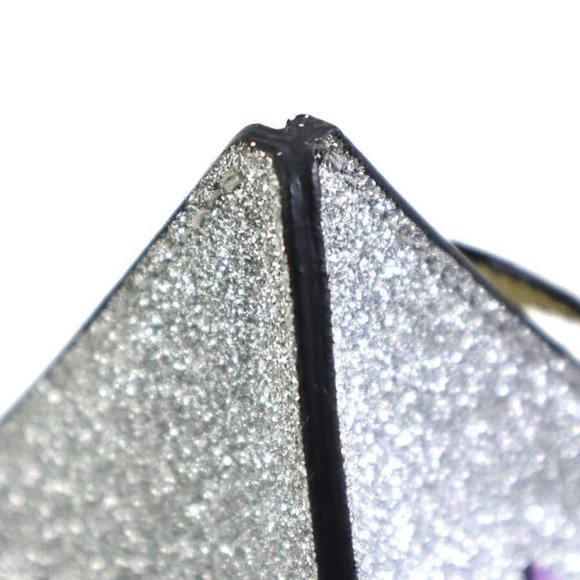 Auth GUCCI Hen Motif Handbag Silver Leather - - Picture 11 of 16